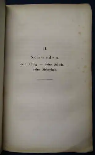 Strombeck Memorabilien aus dem Leben König Karl XIV. Johann 1841 Geschichte sf