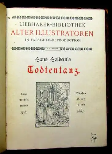 Liebhaber-Bibliothek alter Illustratoren in Facsimile-Reproduction 1538, 1884