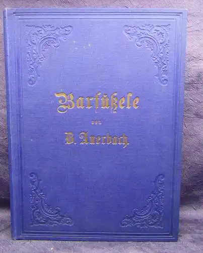 Auerbach Barfüßele 1870 Mit 75 Illustrationen B. Vautier Geschichten Lyrik js