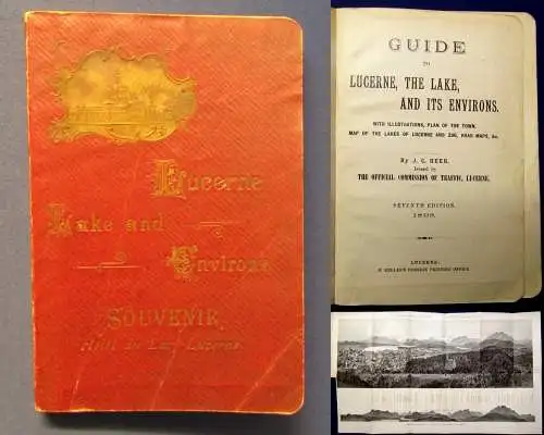 Heer Guide to Lucerne, The Lake, and its Environs 1898 Guide Illustrations js