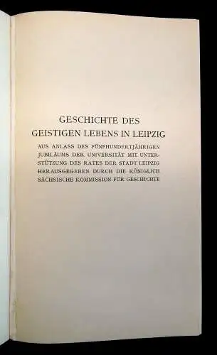 Kaemmel Geschichte des Leipziger Schulwesens OA 1909 Geschichte Sachsen Schule m