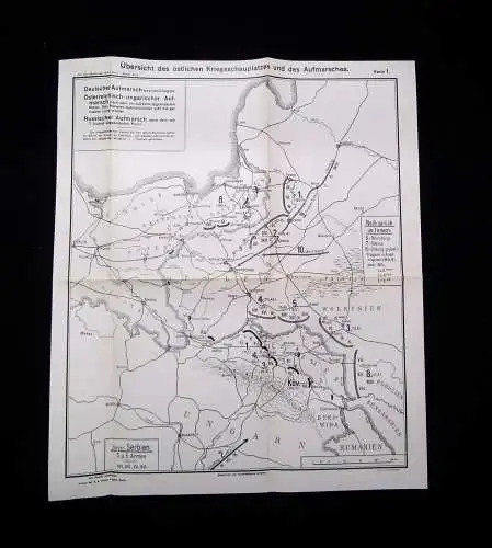 Der Weltkrieg 1914 bis 1918 Bd.2 apart Die  Befreiung Ostpreußens 1925