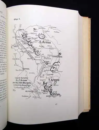 Der Weltkrieg 1914 bis 1918 Bd.1 apart Die Grenzschlachten im Westen 1925