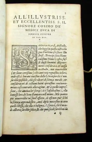 Aristoteles 1550 L'Ethica d'Aristotile tradotta in lingua vulgare ... am