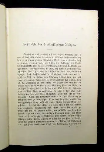 Borberger Schiller`s Werke Band 1-6 komplett 1901 dekorativ Klassiker