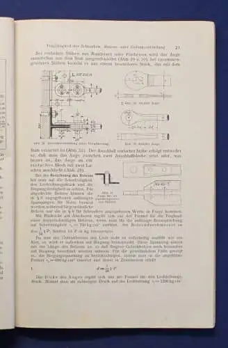 Henkel Grundzüge des Eisenbaues( Eisenkonstruktionen) 1926 Geewerbe Berufe js