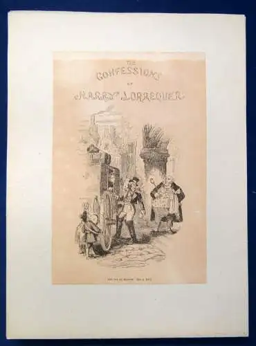 22 Zeichnungen von Phiz zu The Confessions of Harry Lorrequer by Lever 1839 js