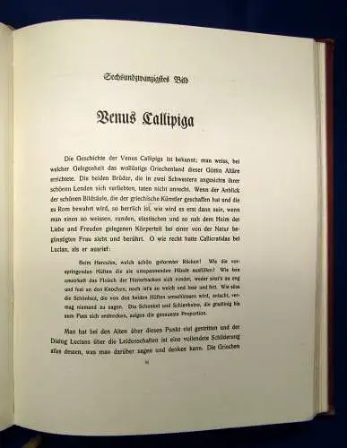 Hancarville, Pierre d'. Denkmäler des Geheimkults der römischen Damen um 1905  m