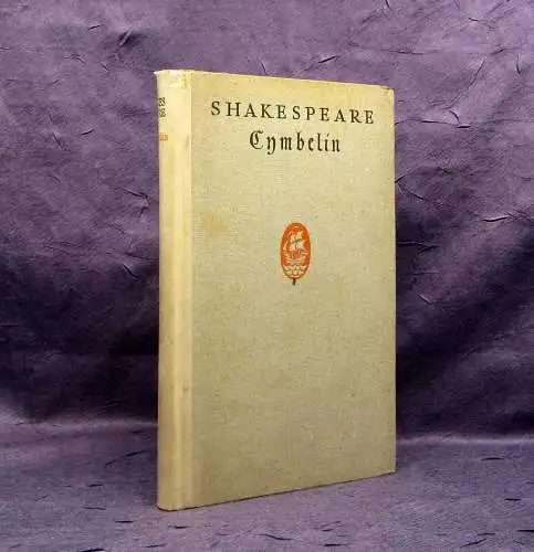 Shakespeare Cymbelin 1922 Belletristik Klassiker Insel-Verlag Lyrik mb