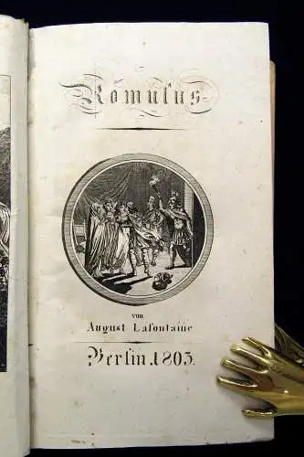 Lafontaine Romulus 1803  Belletristik Literatur Lyrik mb