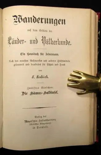 Hobirk Wanderungen auf dem Gebiete der Länder-u. Völkerkunde 1875 Bd.1-25 kompl.