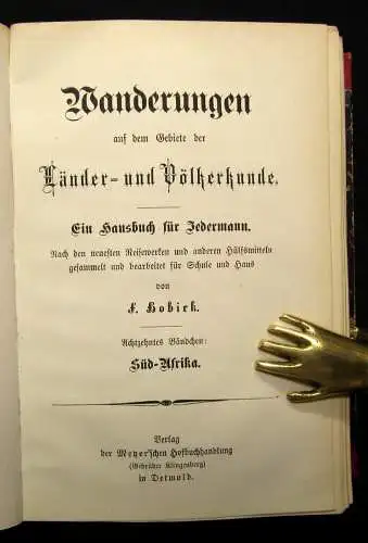 Hobirk Wanderungen auf dem Gebiete der Länder-u. Völkerkunde 1875 Bd.1-25 kompl.