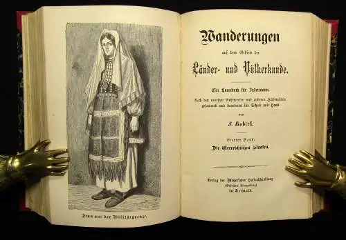 Hobirk Wanderungen auf dem Gebiete der Länder-u. Völkerkunde 1875 Bd.1-25 kompl.