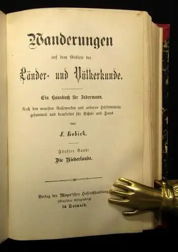 Hobirk Wanderungen auf dem Gebiete der Länder-u. Völkerkunde 1875 Bd.1-25 kompl.