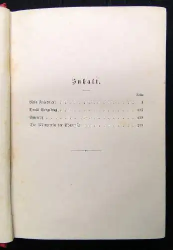 Heyse, Paul Villa Falconieri und andere Novellen 1888 Erzählungen dekorativ