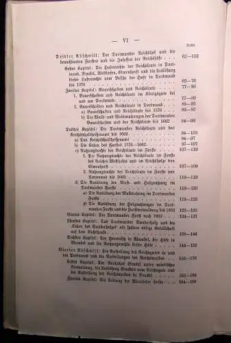 Rübel Die Dortmunder Reichsleute Sonderausgabe des Heftes XV der Beiträge 1907