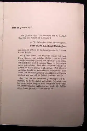 Beiträge zur Geschichte Dortmunds und der Graffschaft Mark XLIII 1937 Geschichte