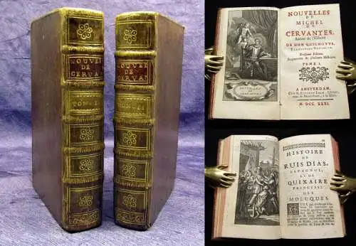 Cervantes, Michel de 1731 Nouvelles de Michel de Cervantes, De Don Quichotte..am