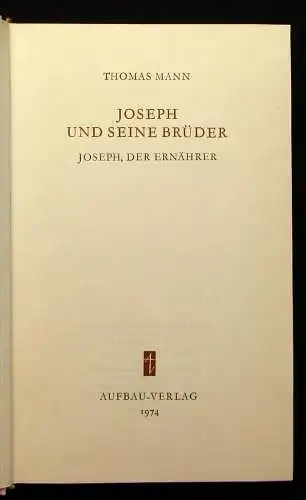 Thomas Mann Romane und Erzählungen komplett 1-10 1.Auflage 174 Or.SU Klassiker j