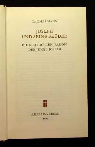 Thomas Mann Romane und Erzählungen komplett 1-10 1.Auflage 174 Or.SU Klassiker j