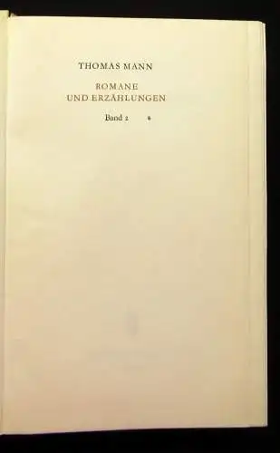 Thomas Mann Romane und Erzählungen komplett 1-10 1.Auflage 174 Or.SU Klassiker j