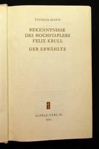 Thomas Mann Romane und Erzählungen komplett 1-10 1.Auflage 174 Or.SU Klassiker j