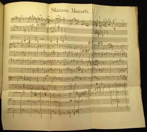 Jahn W. A. Mozart Bände 1-4 komplett 1856/58 Kunst Noten Instrumente Kultur