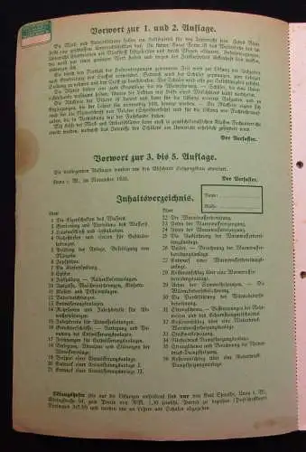 Werk- und Arbeitsblätter für Wasserinstallation und Heizungsbau 1935 Handwerk js