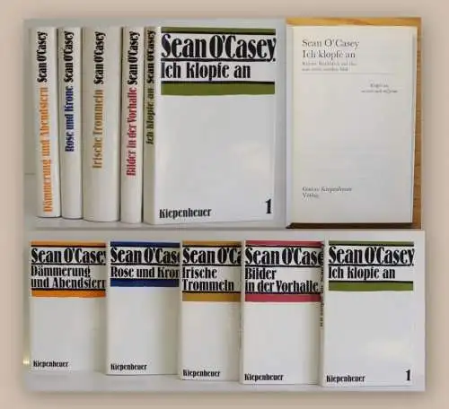 O' Casey Ich klopfe an 1980 5 Bde Belletristik Literatur Unterhaltung xy