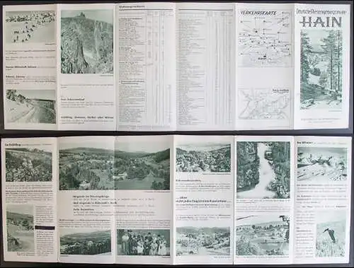 Prospekt Deutsche Riesengebirgsmitte Hain um 1940 Przesieka Kurort Schlesien xz