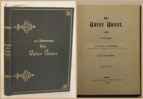 Zimmermann Das Vater Unser 1896 Religion Gesellschaft Christentum Politik sf