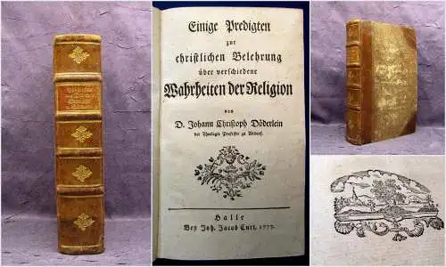 Döderlein Einige Predigten zur christlichen Belehrung 1777 3 chr. Titel in 1 mb