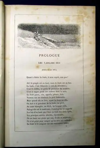 Hugo Vierge L'Annee Terrible Erstausgabe 1874 Geschichte Belletritik mb