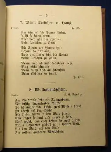 Cropp Deutsche Sängerbuch 200 Lieder Text-Ausgabe selten um 1900 js