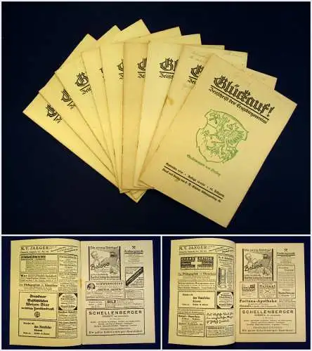 Erzgebirgsverein Glückauf Zeitschrift des Erzgebirgsvereins  52. Jahrg.1932 mb