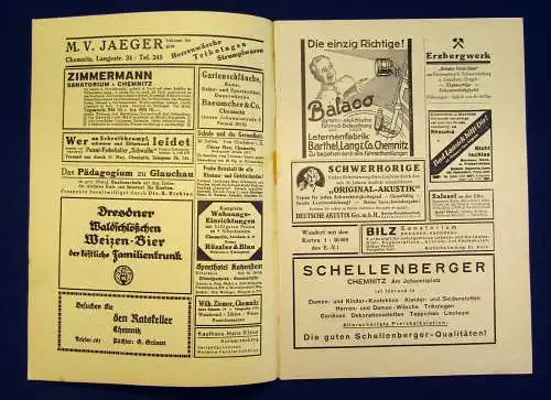 Erzgebirgsverein Glückauf Zeitschrift des Erzgebirgsvereins  52. Jahrg.1932 mb