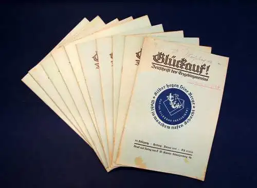 Erzgebirgsverein Glückauf Zeitschrift des Erzgebirgsvereins  55. Jahrg.1937 mb