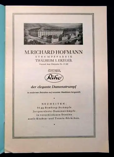 Erzgebirgsverein Glückauf Zeitschrift des Erzgebirgsvereins  54. Jahrg.1934 mb