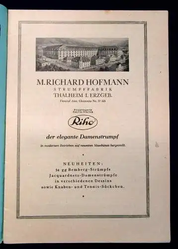 Erzgebirgsverein Glückauf Zeitschrift des Erzgebirgsvereins  54. Jahrg.1934 mb