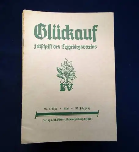 Erzgebirgsverein 69 Hefte Glückauf Zeitschrift des Erzgebirgsvereins versch. Jhg