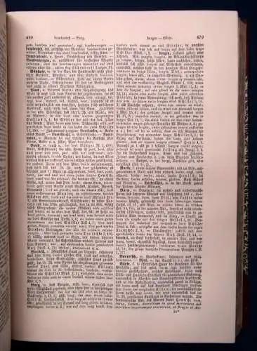 Heyne Deutsches Wörterbuch 3 Bde. komplett 1905 sehr dekorativer Einband js