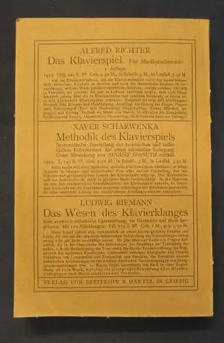 Essen Die physiologischen Fehler,Umgestaltung der Klaviertechnik 1913  js