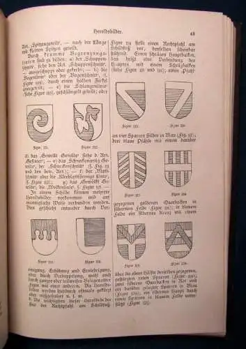 StOrtleb Kleines Heraldisches Handwörterbuch o.J. kurzgefaßte Erklärungen js