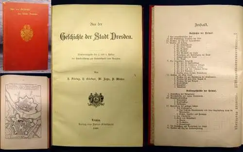 Aus der Geschichte der Stadt Dresden Sonderausgabe des 2.u. 3. Heftes 1898  js