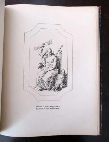 Reher Schillers Lied von der Glocke in 40 Blättern bildlich dargestellt 1855 js