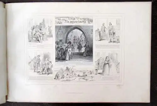 Loeiollot Begleitung zu Schillers Wallenstein um 1840 16 lithogr. Tafeln  js