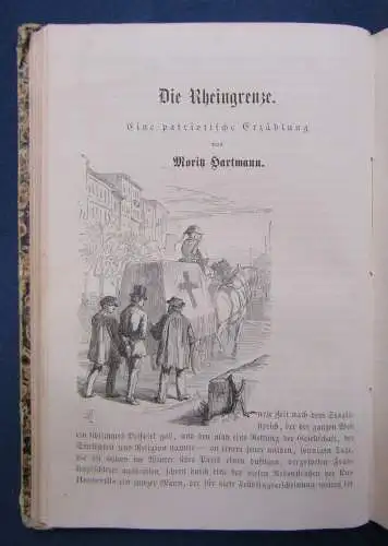 Bertholds Auerbach Volks-Kalender 1864 Beiträge von Hartmann u.a. illustriert js