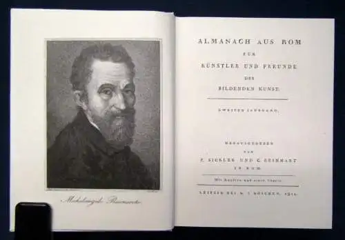 Sickler & Reinhardt Almanach aus Rom für Künstler o. J. 2 Bde Reprint sf