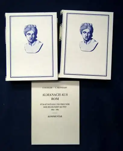 Sickler & Reinhardt Almanach aus Rom für Künstler o. J. 2 Bde Reprint sf