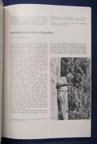 Kakteen und andere Sukkulenten 19. Jahrgang 1968 Natur Botanik Pflanzen sf